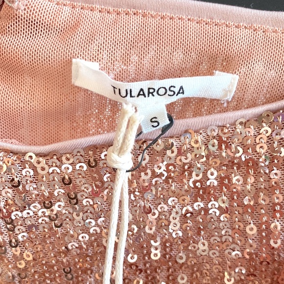 TULAROSA Rose Gold Sequins Skort - Picture 14 of 16